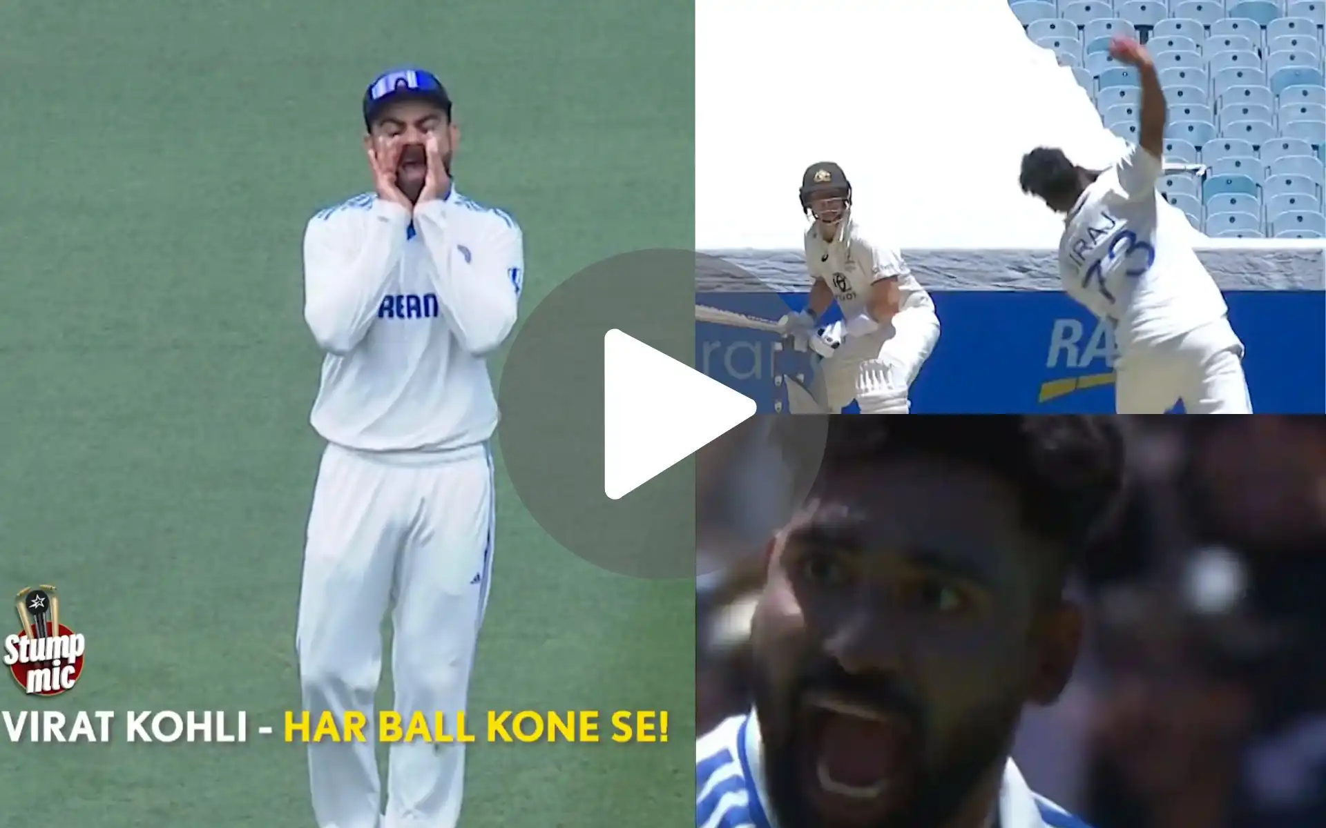 'Harr Ball Kone Se'- 'Captain' Kohli's Master Plan Helps DSP Siraj Break Dangerous Smith